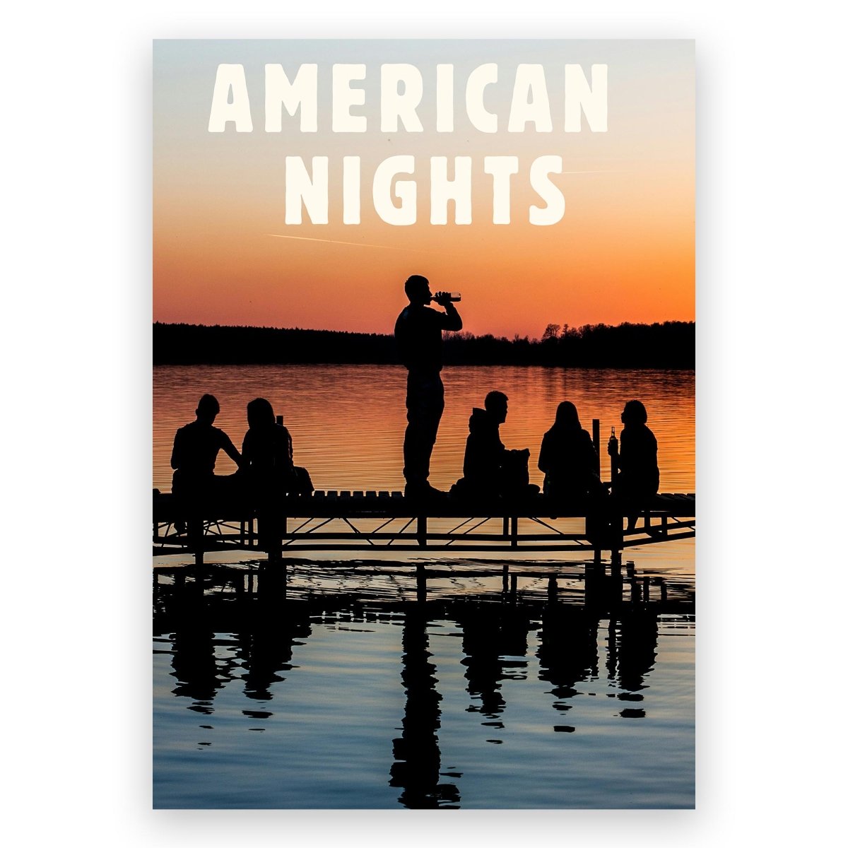 American Nights Poster - ReeseFaithDesigns