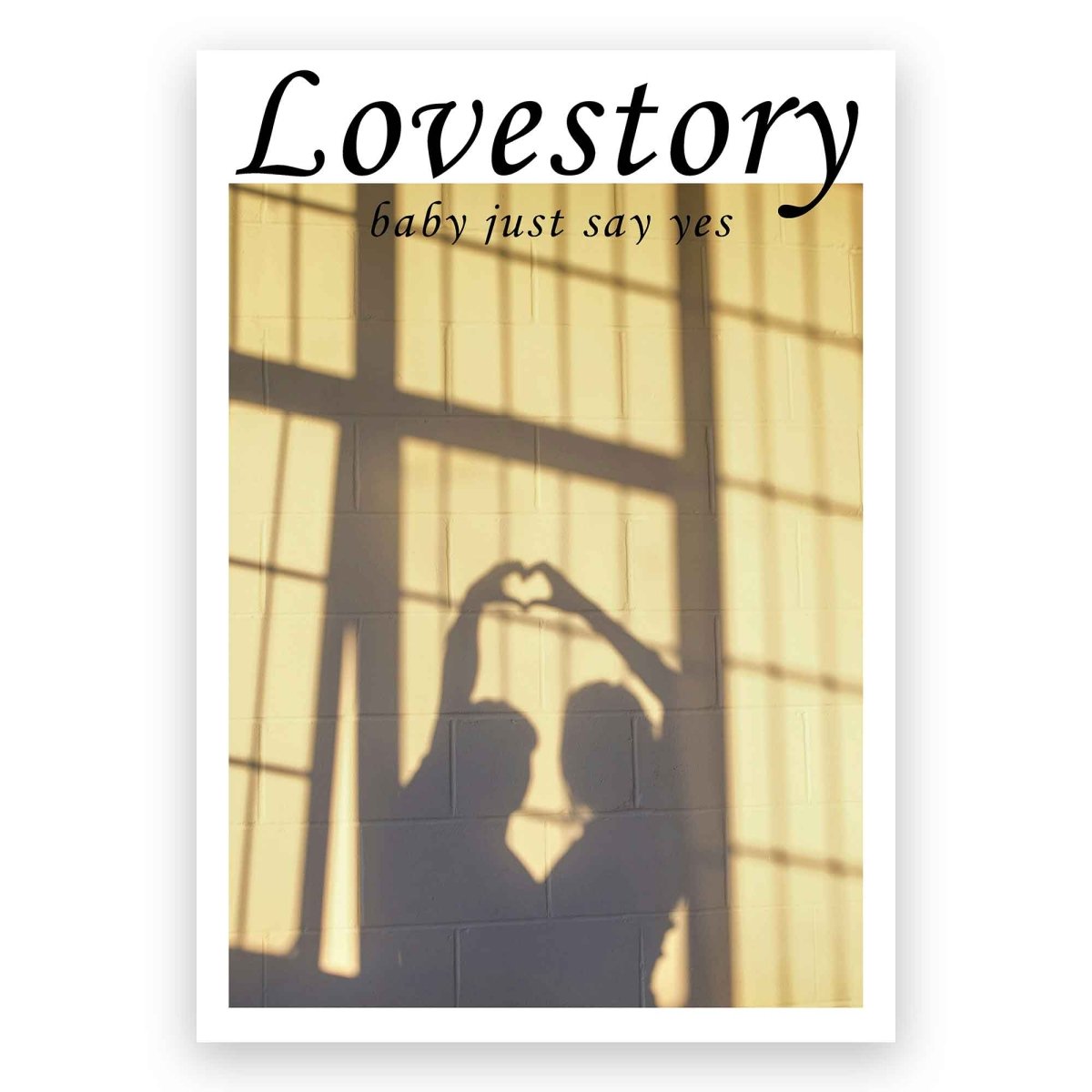 Love Story Poster - ReeseFaithDesigns