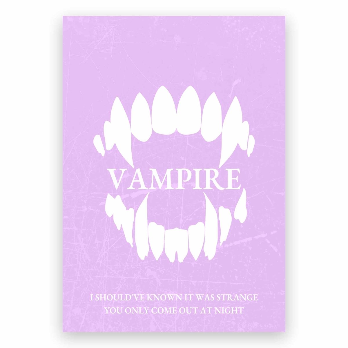 Vampire Poster - ReeseFaithDesigns