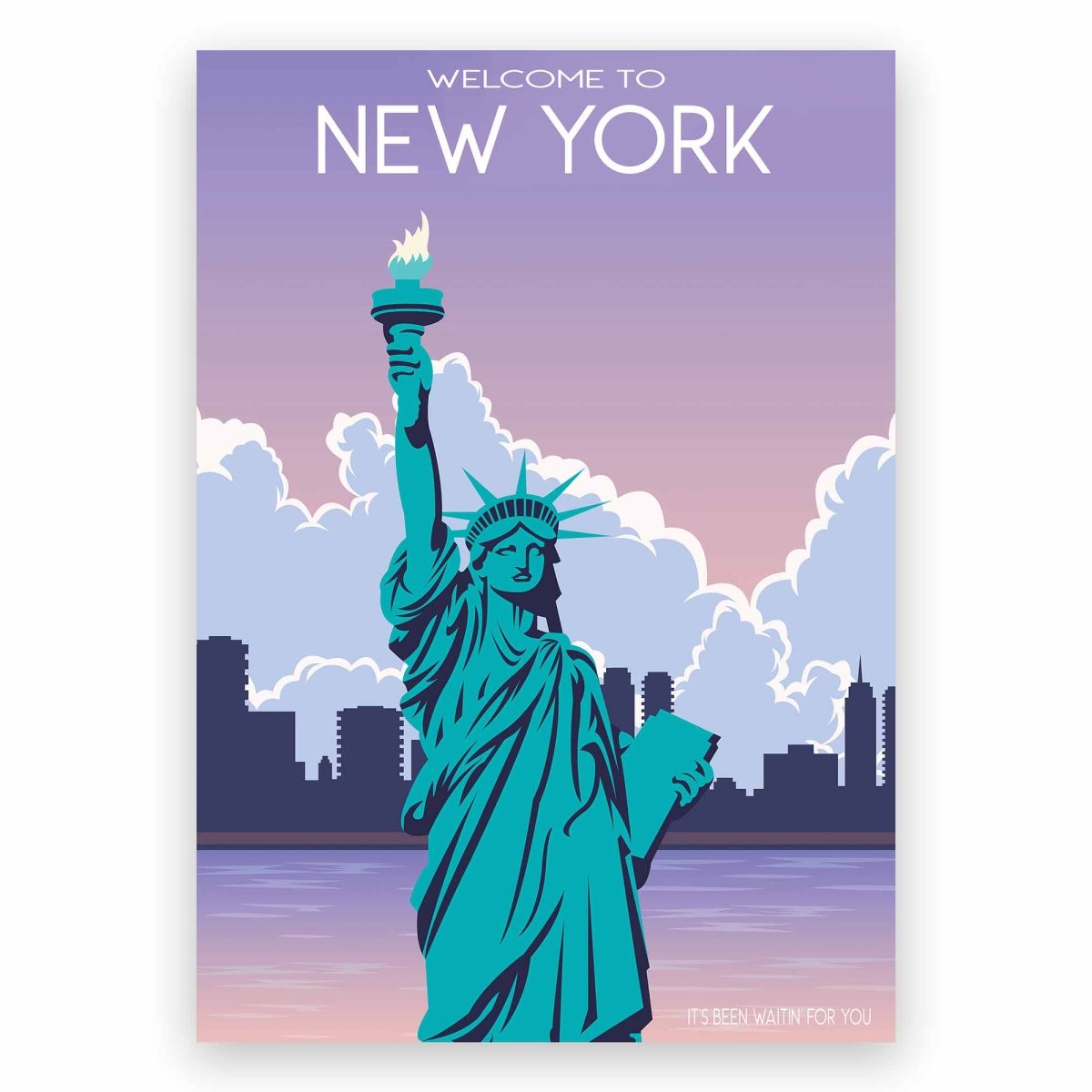 Welcome To New York Poster - ReeseFaithDesigns